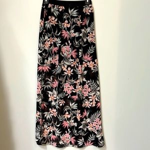 H&M Long Floral Skirt